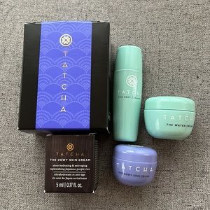 Tatcha cleanse and cream duo